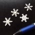 Micro Snowflakes - from the Snowflake Machine image
