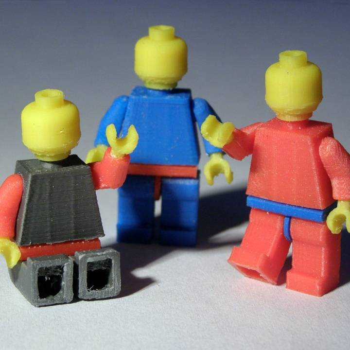 Afskedige Tilskynde Reception 3D Printable Lego Minifigure by Christoph
