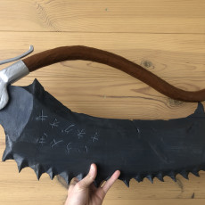 Picture of print of Playstation Bloodborne Saw Cleaver