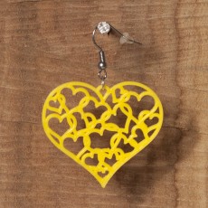 Picture of print of Earrings hearts 1.3