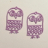 Earrings owl 1 print image