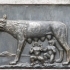Capitoline Wolf Bas-Relief in Deva, Romania image