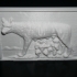 Capitoline Wolf Bas-Relief in Deva, Romania image