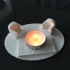Porte chauffe plat - tealight candle holder image