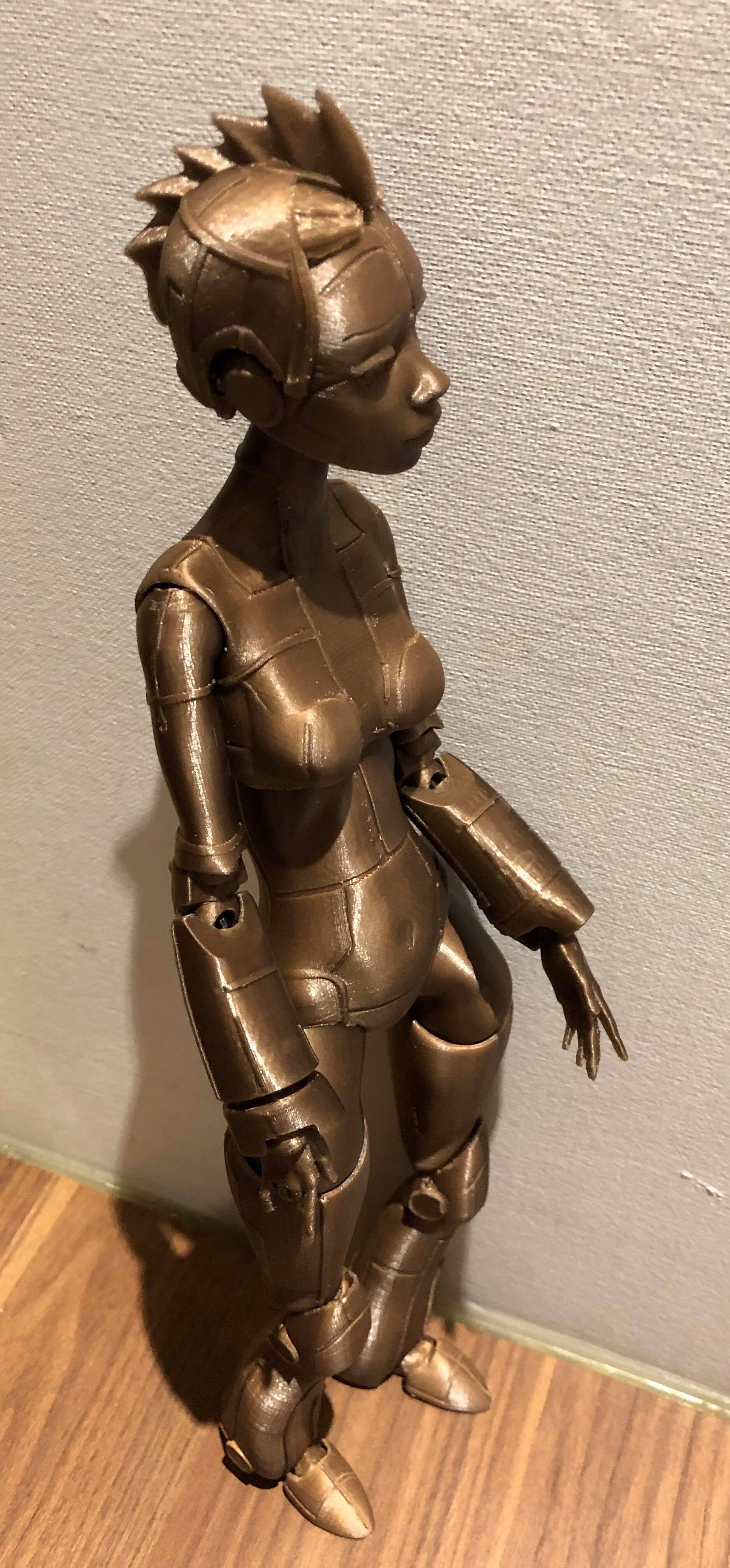 3D Printable "Robotica" BJD Doll by Sonia Verdu