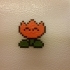 Pixel Fire Flower (Magnet or Pin) - Super Mario World image