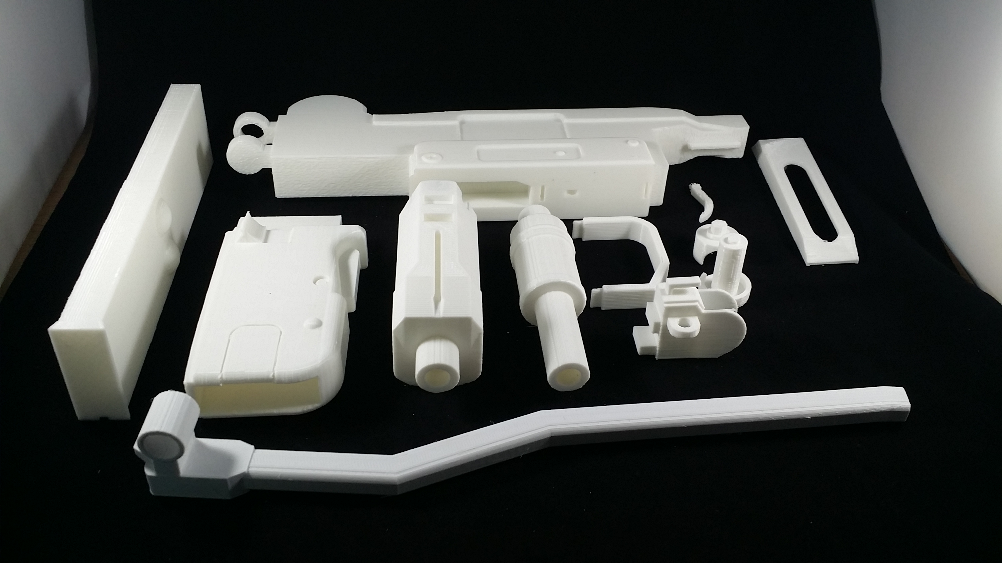 Toy gun - mini UZI 9mm submachine gun
