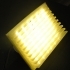 Reflector with LED light image
