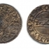 Anglo-Saxon silver coin at The British Museum, London image