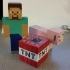 Minecraft - Steve, TNT and Pig image
