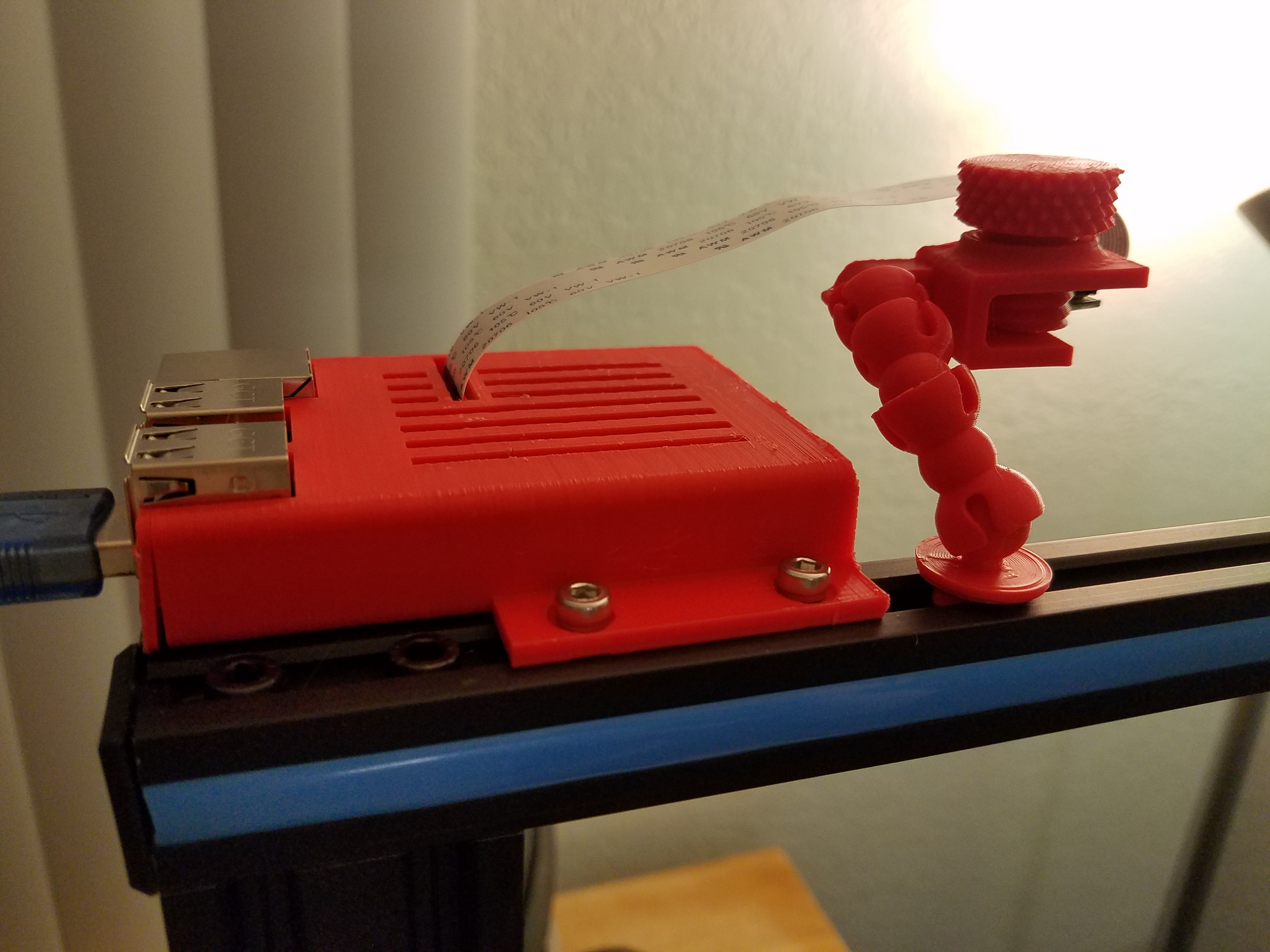 3D Printing Adapter to fit Raspberry Pi Camera to 