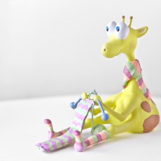 Picture of print of Albert the Shivering Giraffe