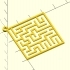 Earrings Ortogonal Maze 2 image