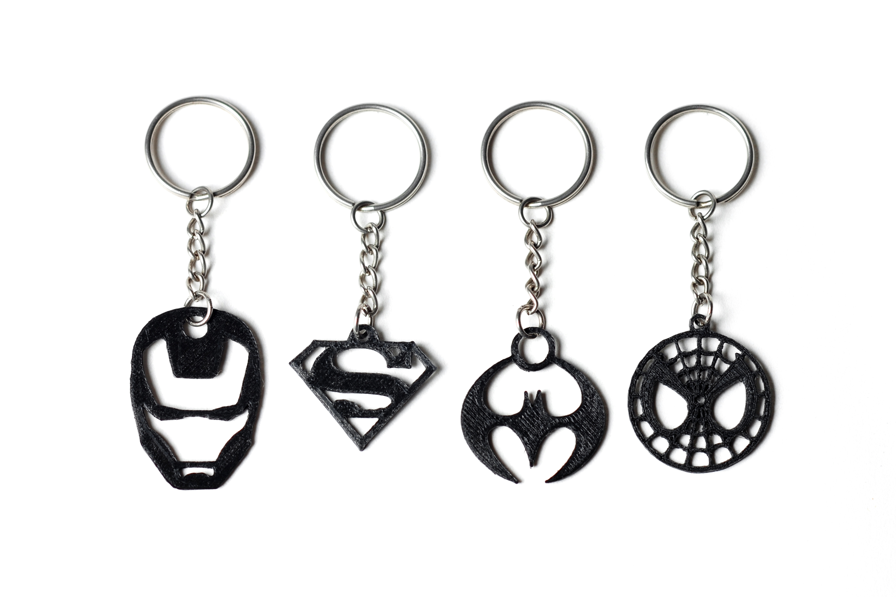 Superhero Keychains