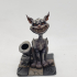 Cheshire cat. pen holder print image