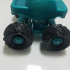 Mini Monster Truck With Suspension print image