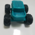 Mini Monster Truck With Suspension print image