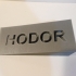 HODOR DOOR STOP - GAME OF THRONES print image