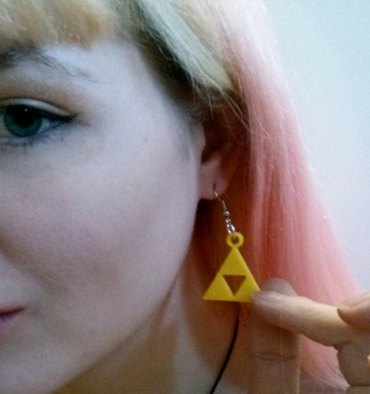 Legend of Zelda Triforce Earrings