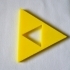 Zelda Triforce Fridge Magnet image