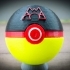 Team Magma Pokeball, with magnetic clasp image