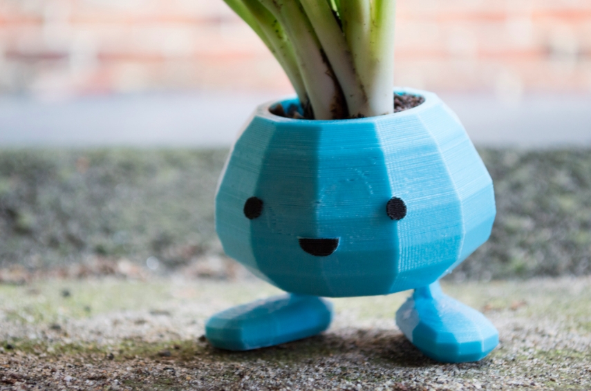 Oddish Planter with Snap Together Legs!