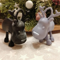 Picture of print of Small Jointed Reindeer