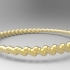 Unity Line- Slanted Circle Bracelet image