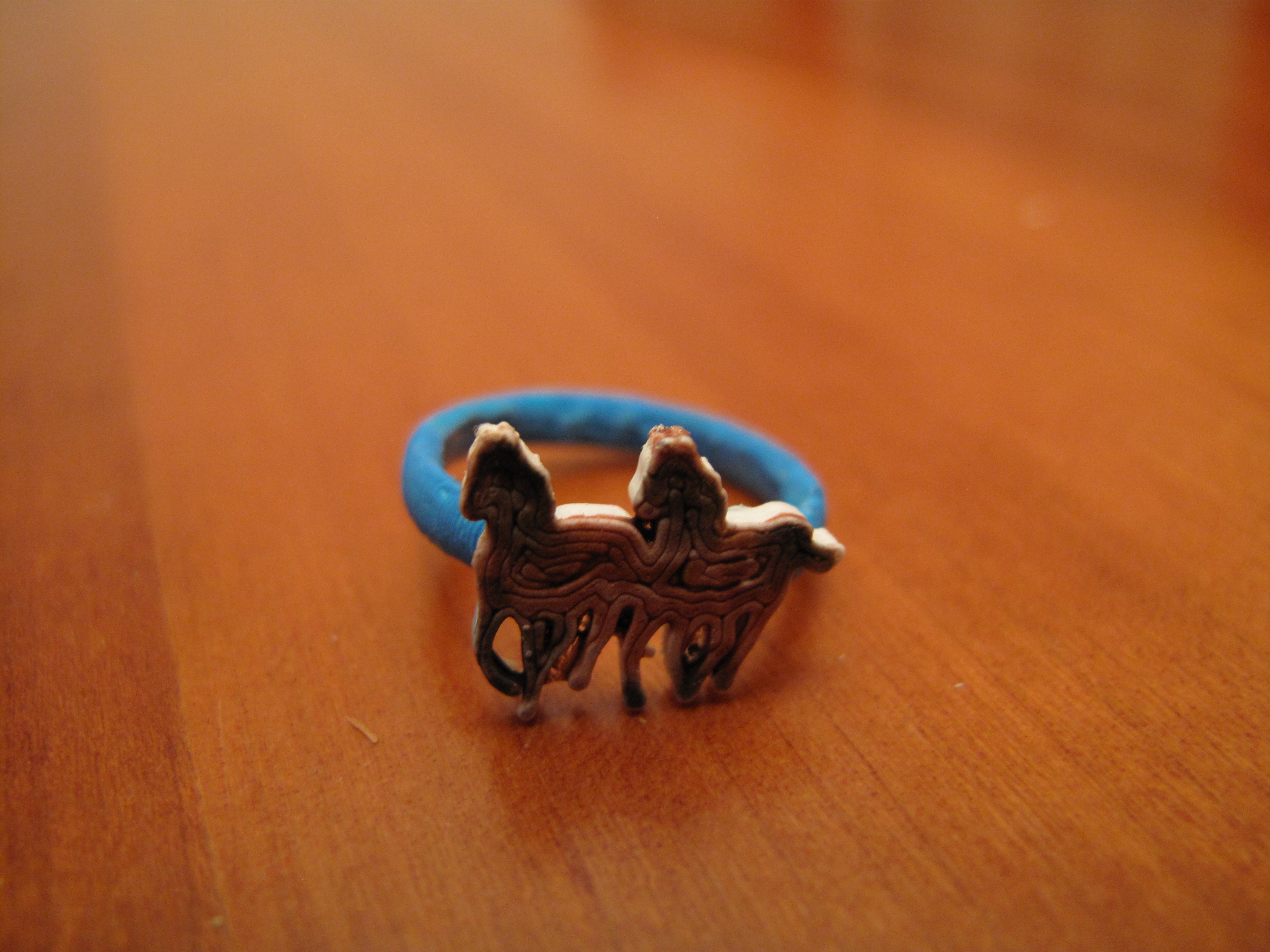 Ring with horse