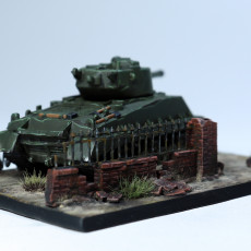 Picture of print of Sherman M4A3 76 mm 1:100 scale