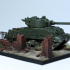 Sherman M4A3 76 mm 1:100 scale print image