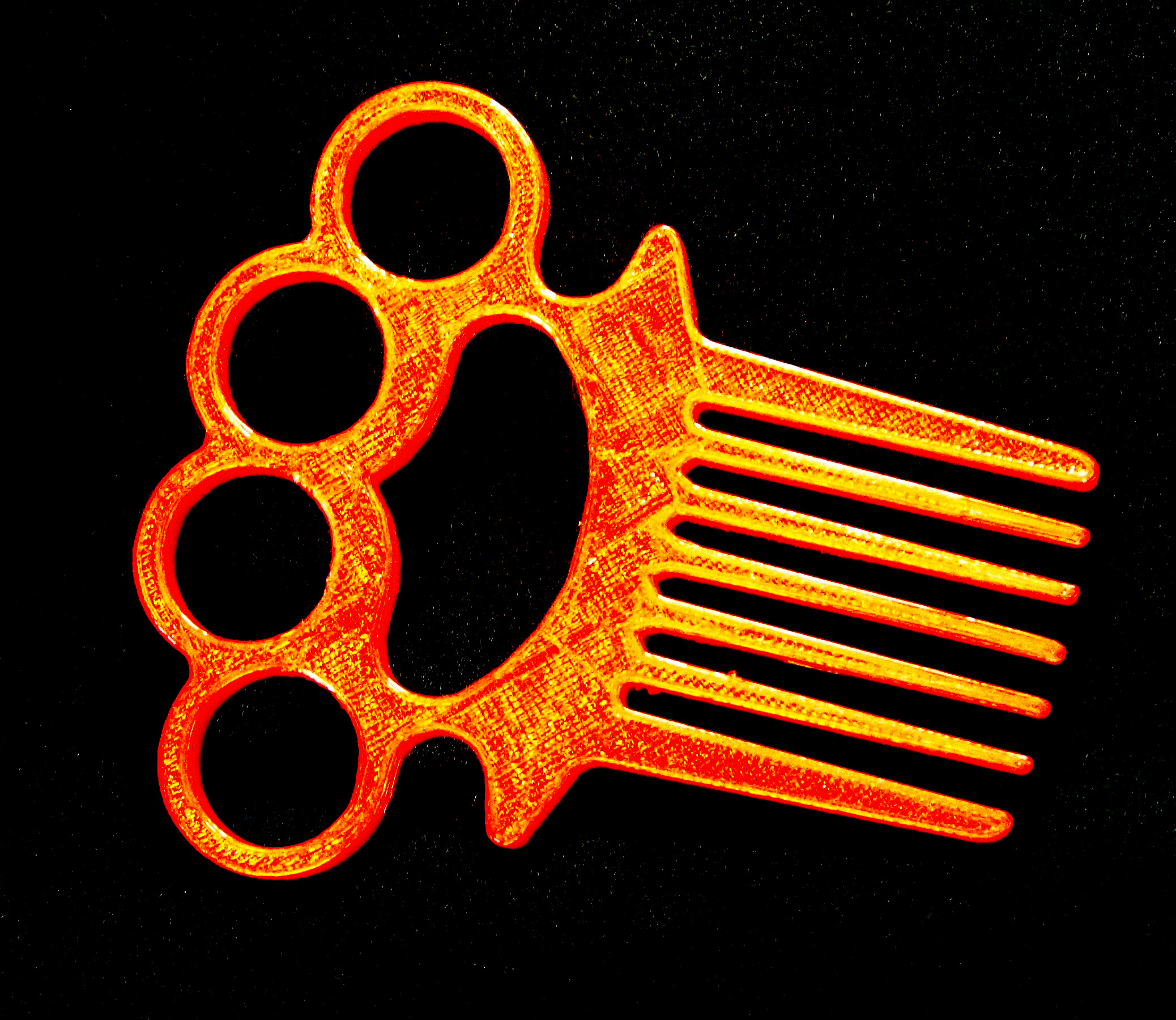 Nanogram "Vago" Knuckle Duster Beard Comb