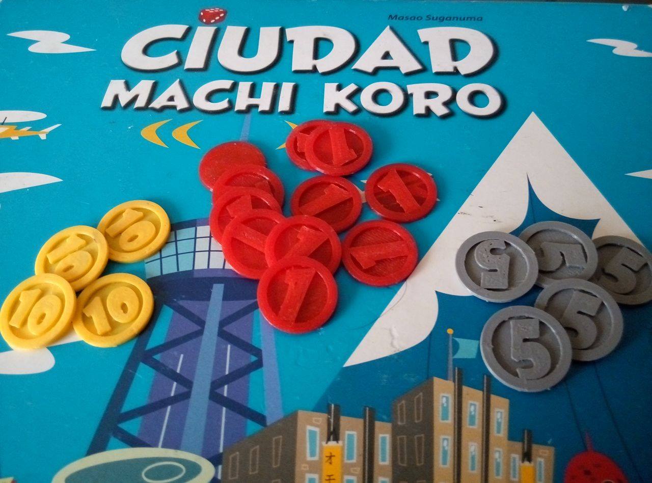 Machi Koro City Coins BoardGame Upgrade