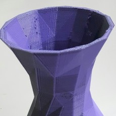 Picture of print of Simple Faceted Vase