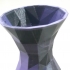 Simple Faceted Vase print image