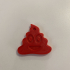 Poop Emoji Keychain print image