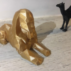 Picture of print of Low Poly Sphinx