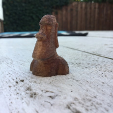 Picture of print of Low Poly Moai This print has been uploaded by Peterofthehill