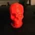 Low Poly Skull print image