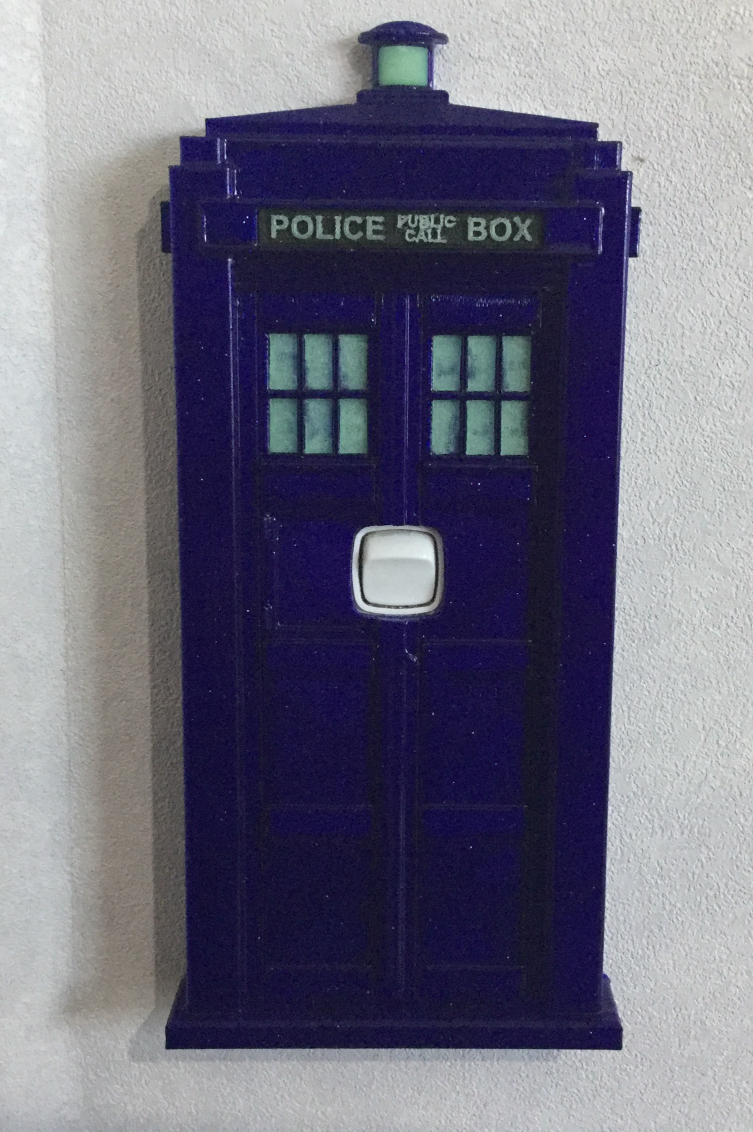 TARDIS light switch cover
