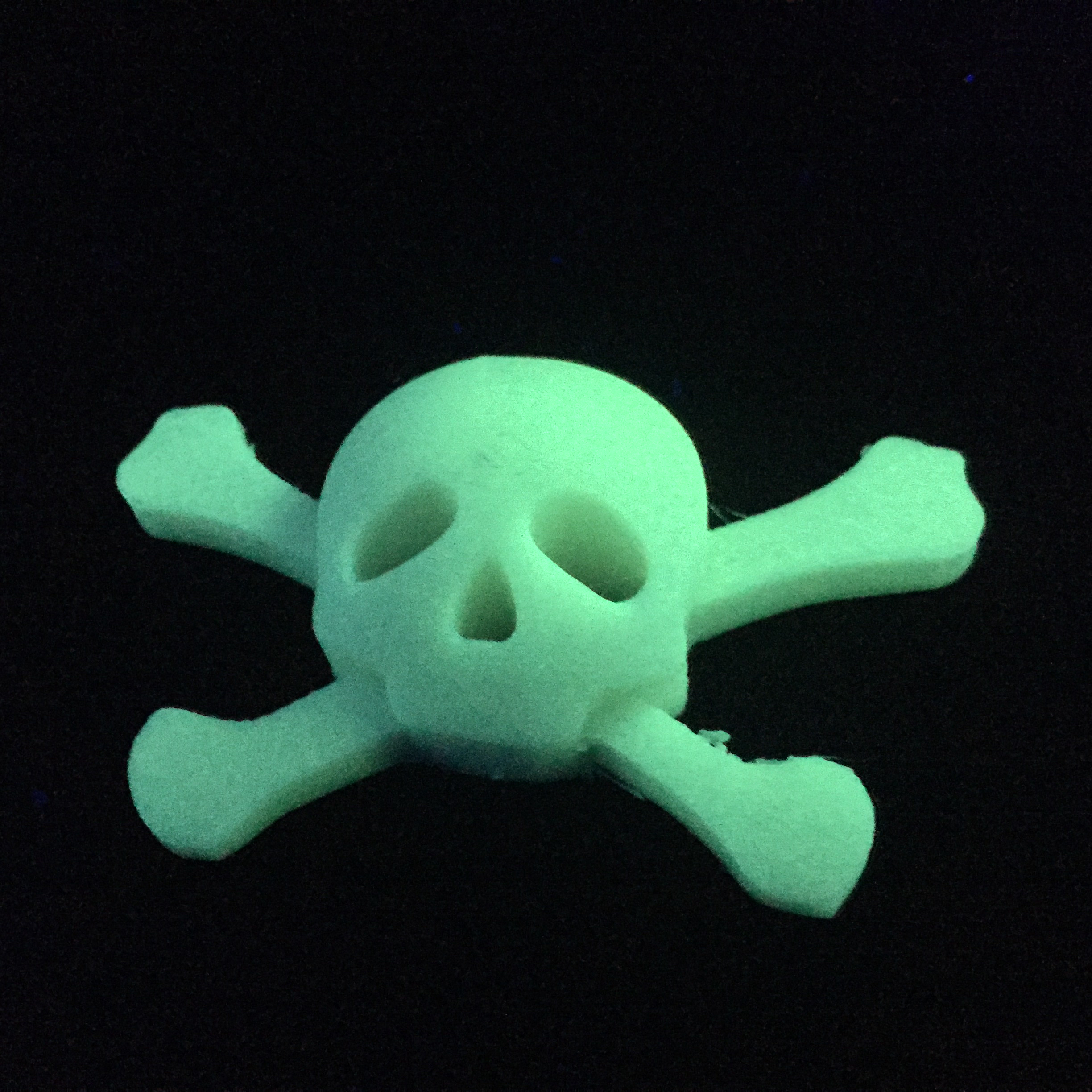 Jolly Roger Pendant (Glows-In-The-Dark)