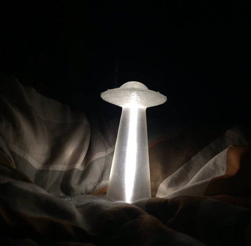 UFO and Abduction beam (night light/lamp)