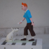 Tintin and Snowy print image