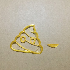 Picture of print of Poop-Emoji-Cookie-Cutter