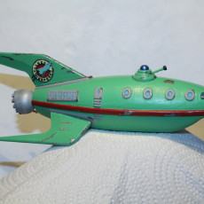 Picture of print of Planet Express Ship [Futurama] This print has been uploaded by Derek Tombrello