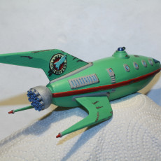 Picture of print of Planet Express Ship [Futurama] This print has been uploaded by Derek Tombrello