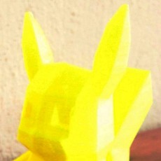 Picture of print of Low-Poly Pikachu - Multi and Dual Extrusion version This print has been uploaded by TED3D