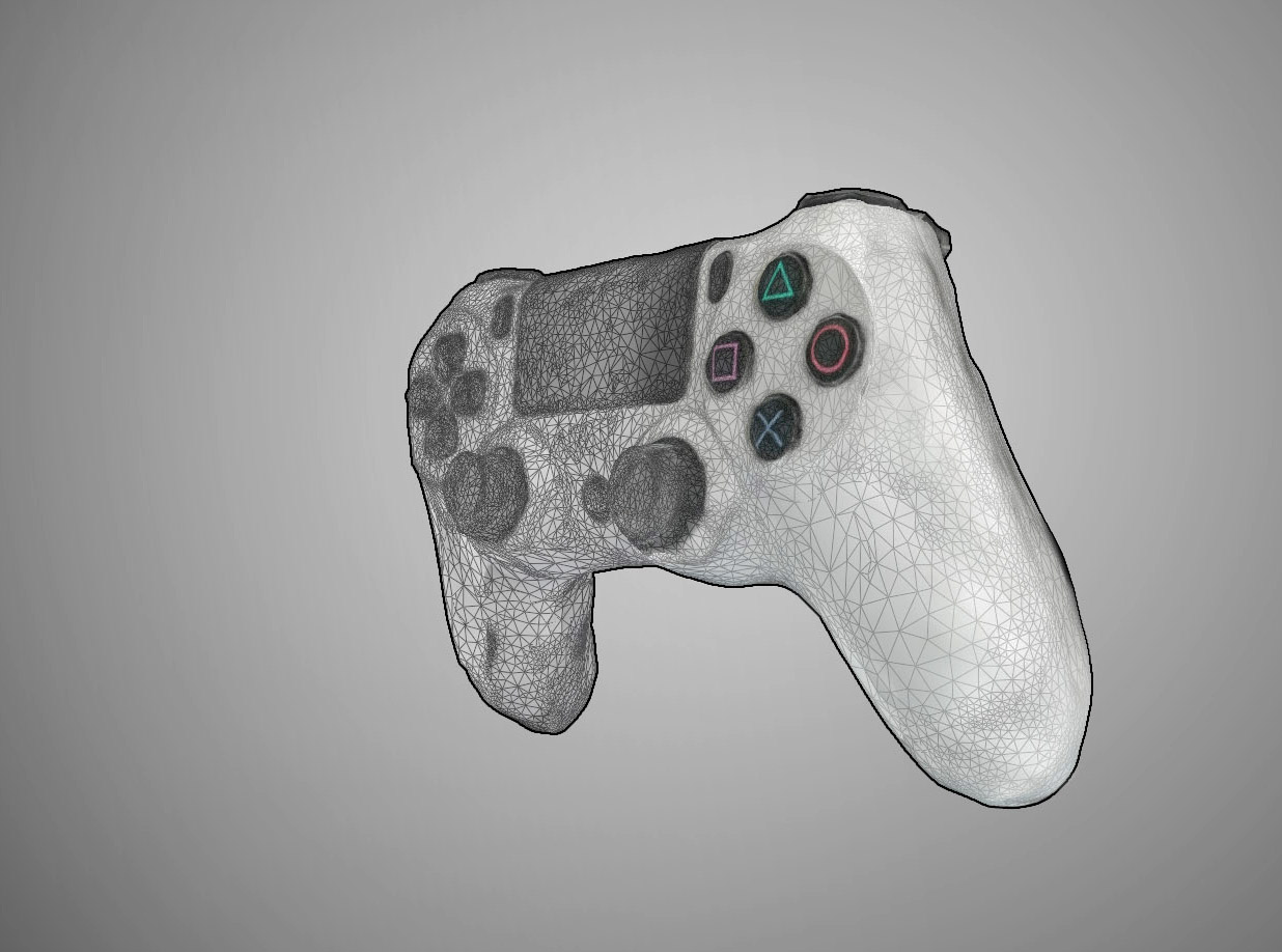 PS4 Controller scan (V2) Autodesk Remake