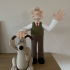 Wallace and Gromit print image