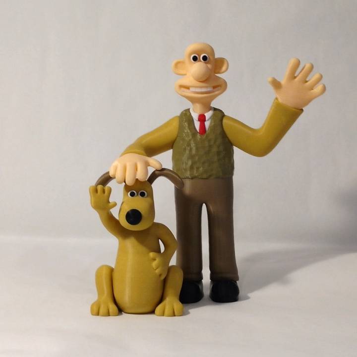 Wallace & Gromit Figur Anhänger Auswahl Wallace Hund Preston Wendolene 